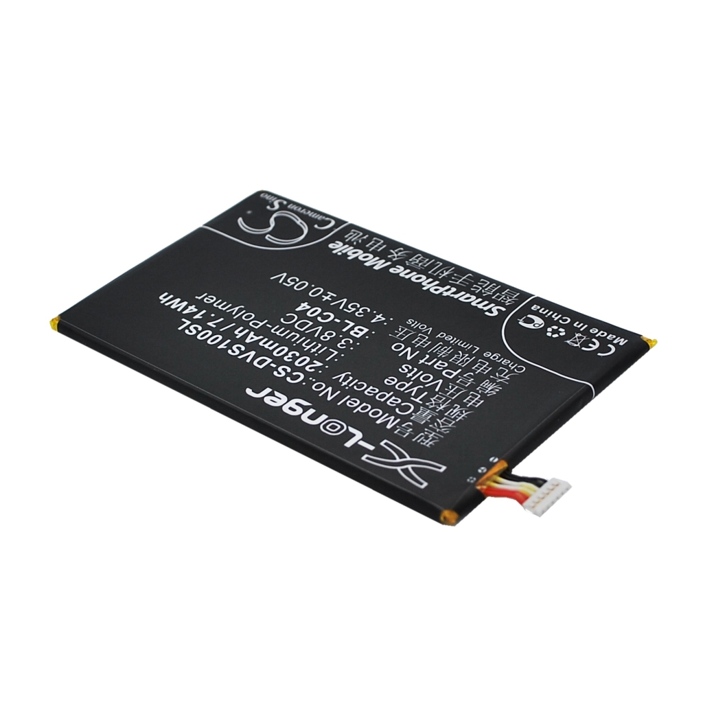 Batterij compatibel met DOOV CS-DVS100SL