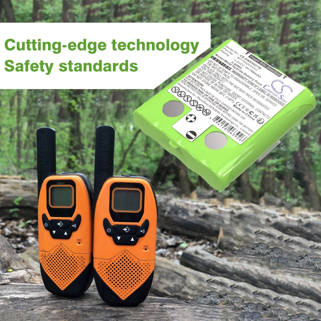 Batterij voor tweerichtingsradio Simvalley CS-DWE800TW