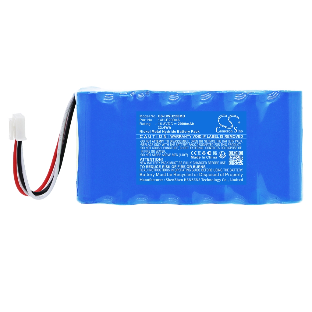 Batterijen compatibel met DAIWHA DI-2200 DI-2200 CS-DWH220MD