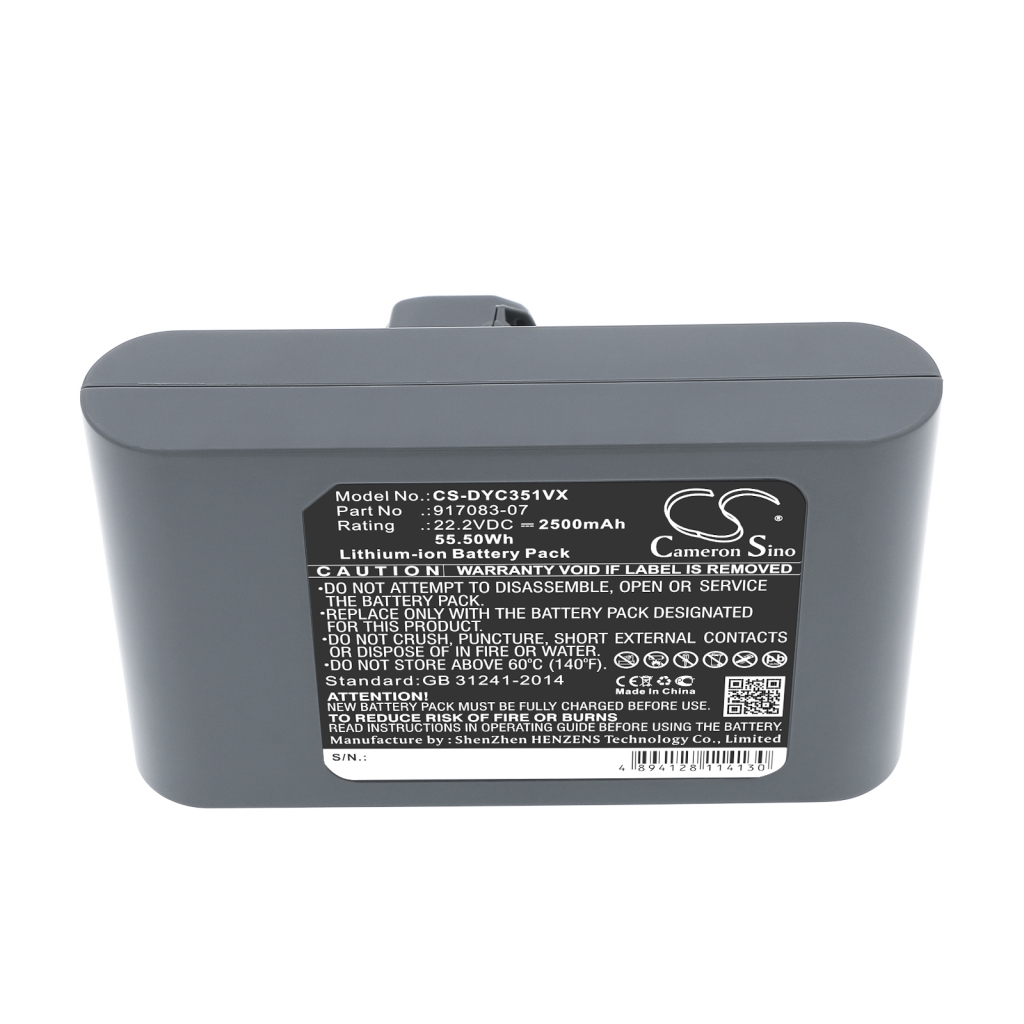 Battery compatible with Dyson CS-DYC351VX