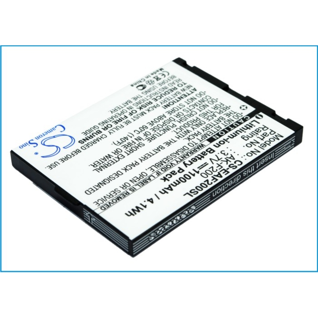 Cameron Sino CS-EAF200SL vue de l’étiquette avant: 1100mAh 3,7V
