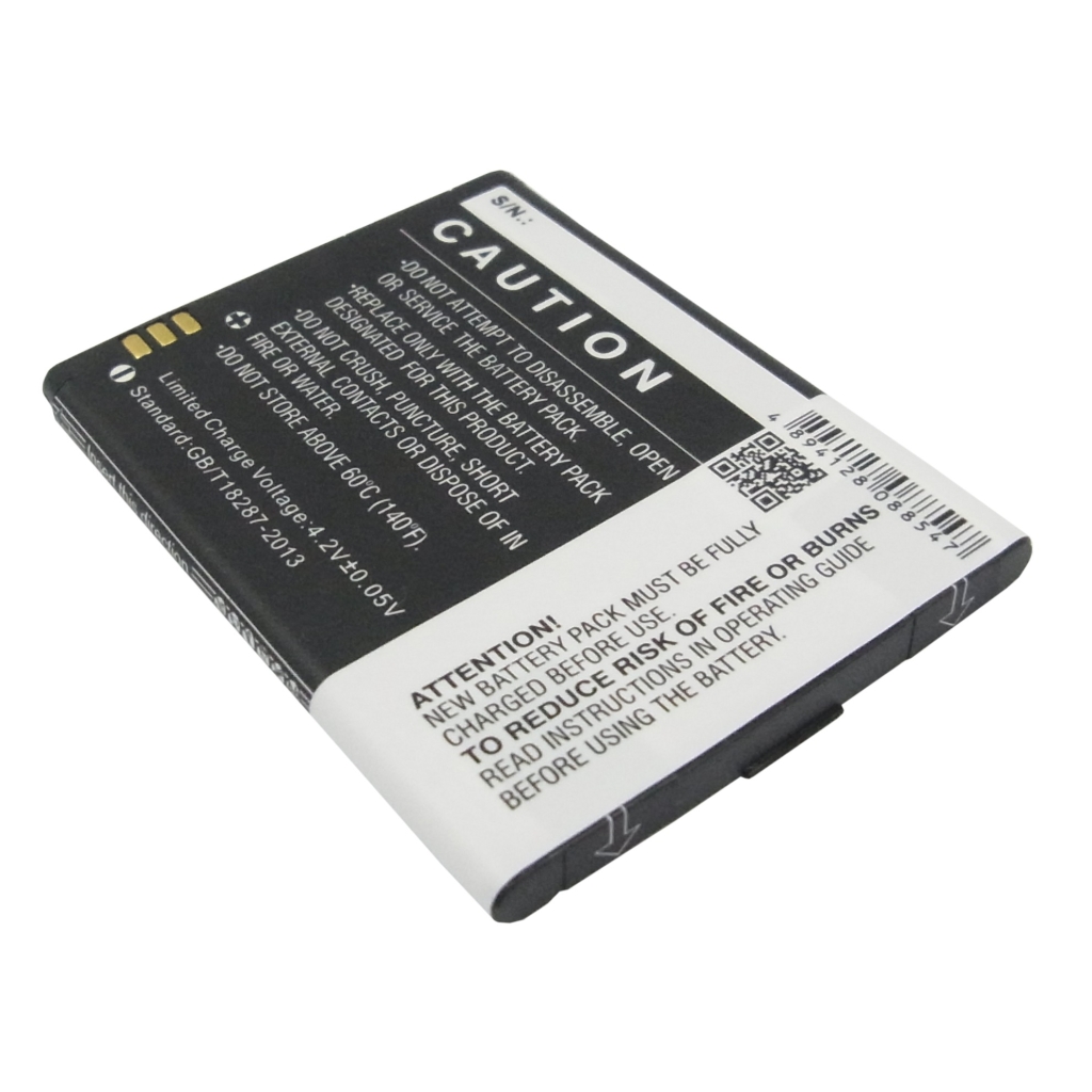 Cameron Sino CS-EAV340SL tegenoverliggende weergave, 3 contacten, QR-code en streepjescode