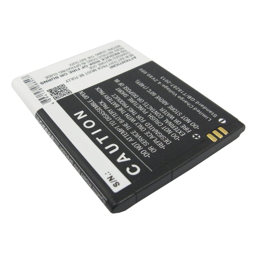 Cameron Sino CS-EAV340SL achterzijde, GB/T18287-2013 en 3 gouden contacten rechtsboven