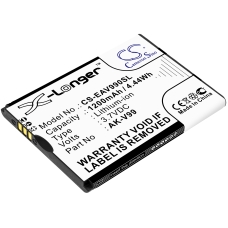 Remplacement de batterie compatible pour Emporia AK-V99