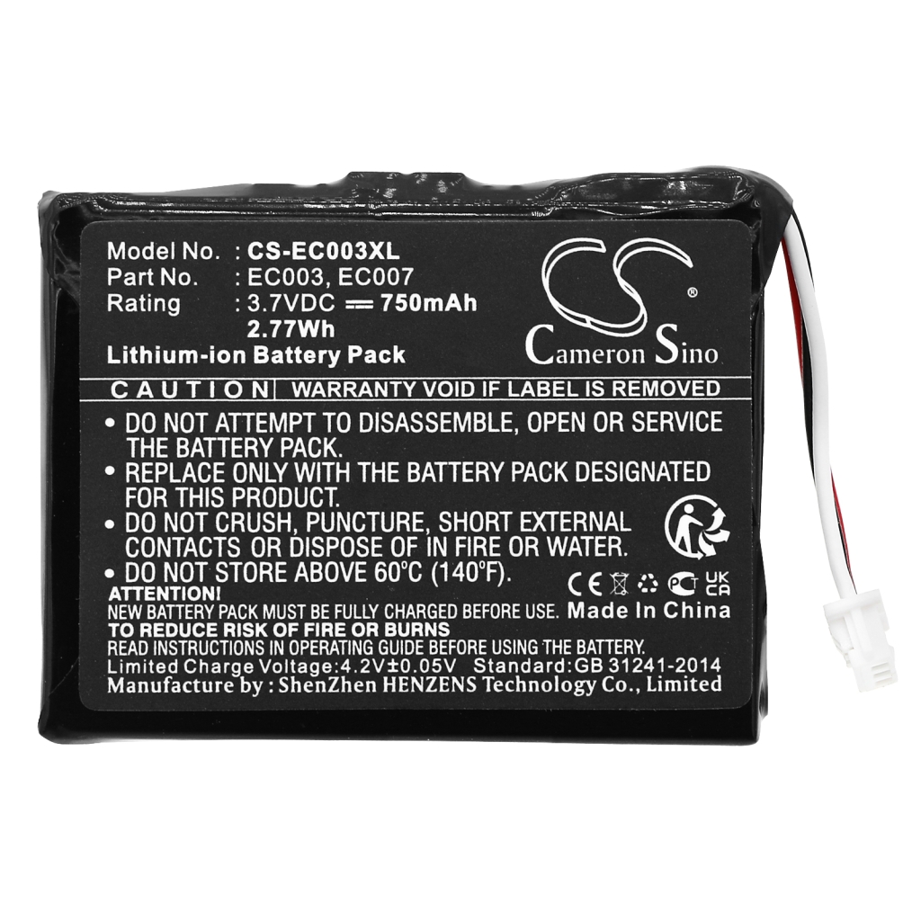 Battery Replaces EC007