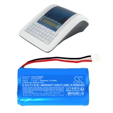 Remplacement de batterie compatible pour Elcom 2ICR18650P