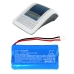 Remplacement de batterie compatible pour Elcom 2ICR18650P
