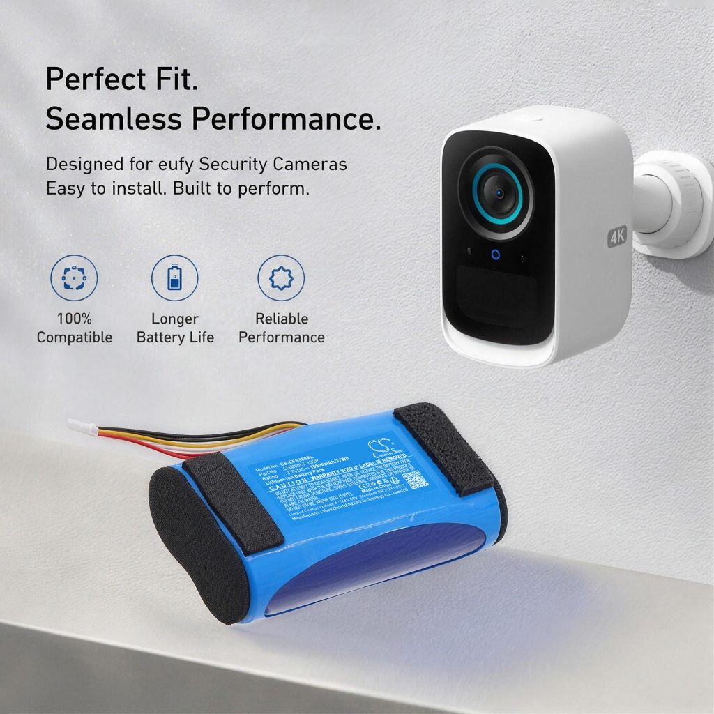 Batterij compatibel met Eufy CS-EFS300XL