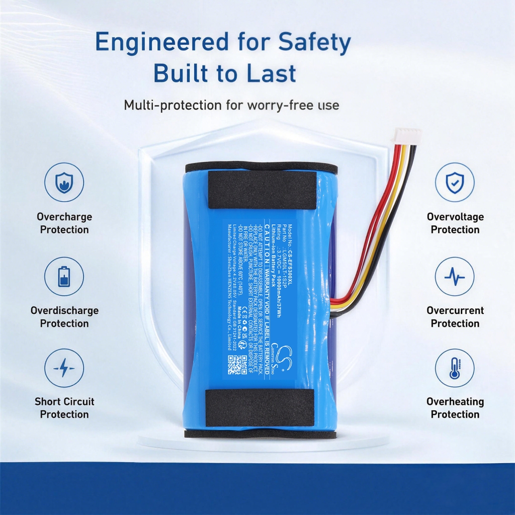 Batterij compatibel met Eufy CS-EFS300XL