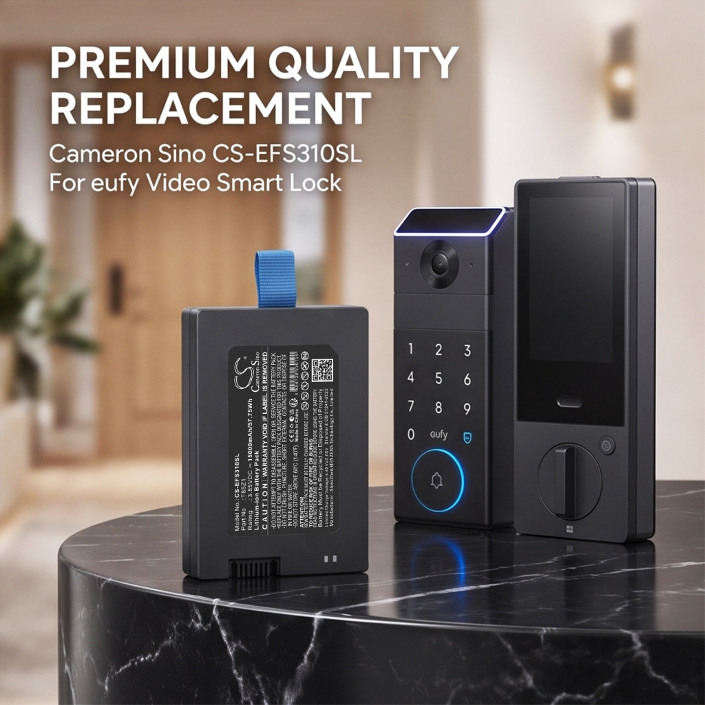 Batterij compatibel met Eufy CS-EFS310SL