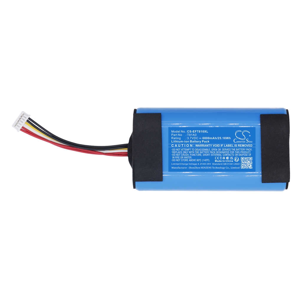 Batterijen compatibel met Eufy S120 Solar Wall Light Cam CS-EFT810XL