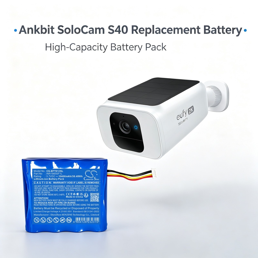 Battery compatible with Home Security Camera Battery