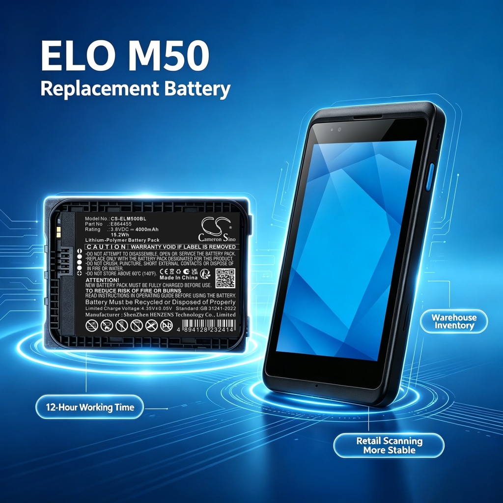 Batterijen compatibel met ELO M50 M50 CS-ELM500BL