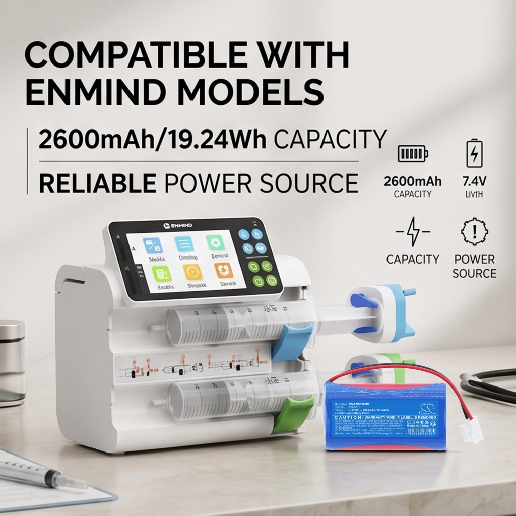 Batterij compatibel met Enmind CS-ENS500MD