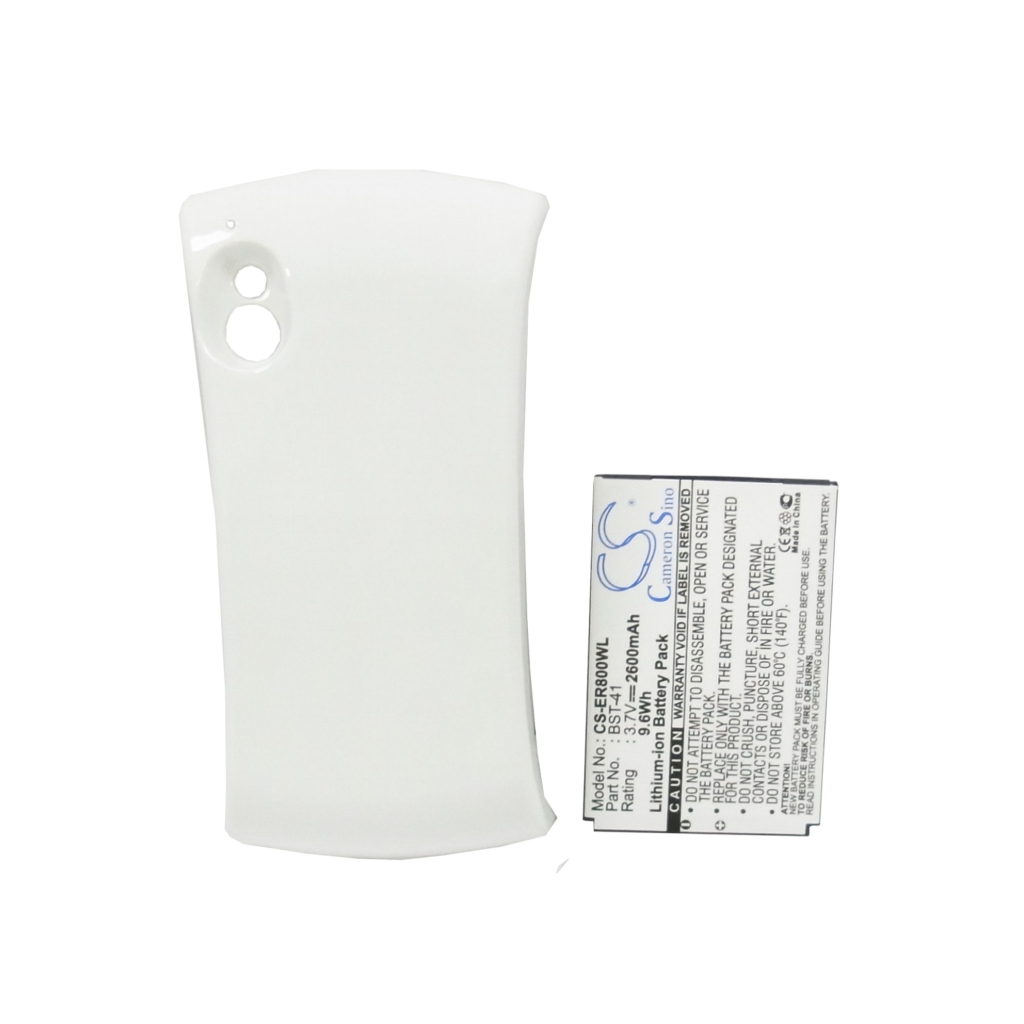 Batterij compatibel met Sony Ericsson CS-ER800WL