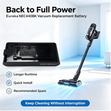 Compatibele batterijvervanging voor Eureka NEC440BK