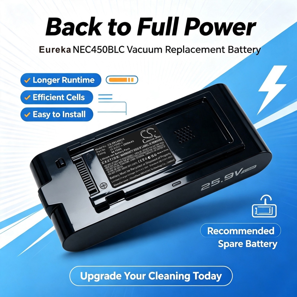 Batterij compatibel met Eureka CS-ERC450VX