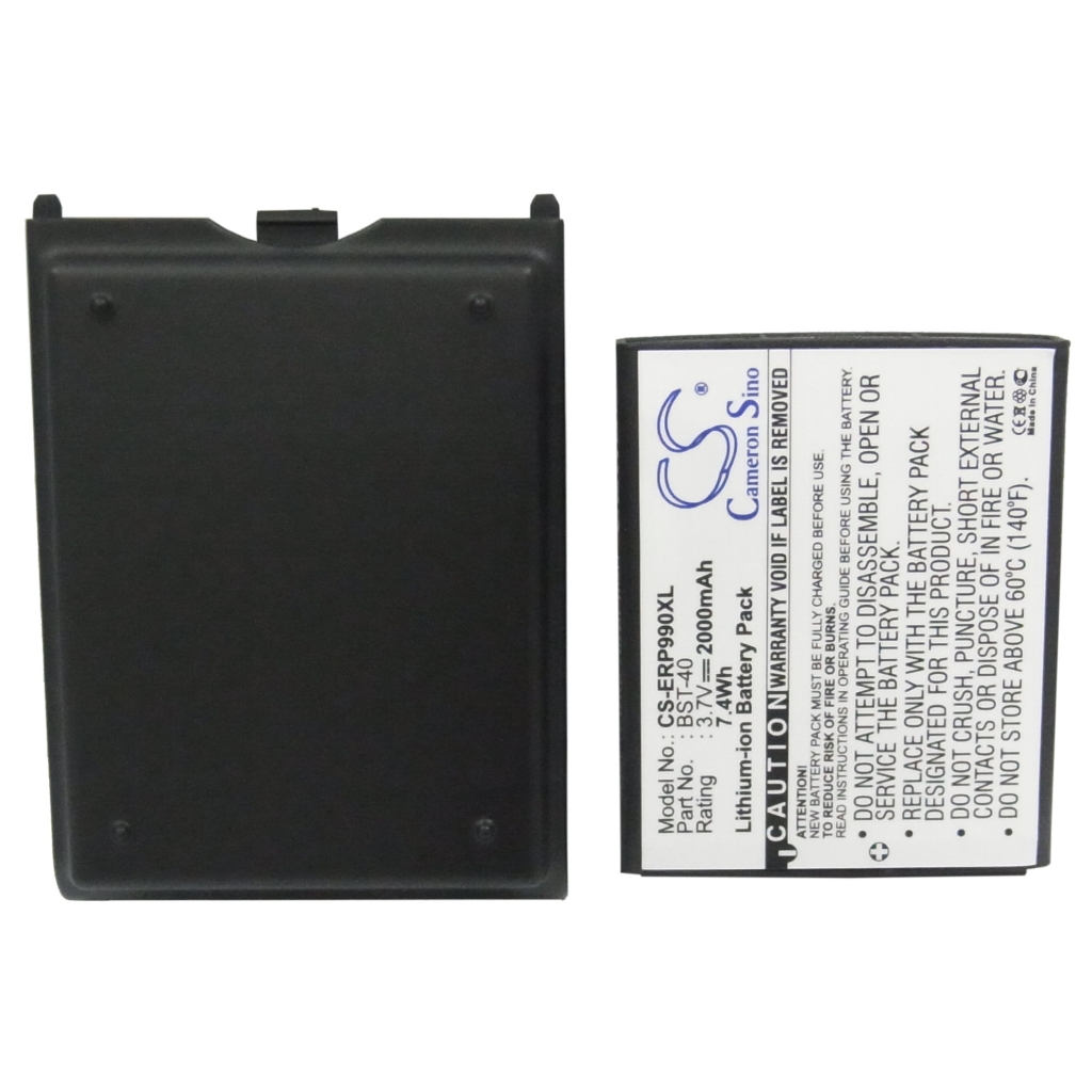 Batterij compatibel met Sony Ericsson CS-ERP990XL