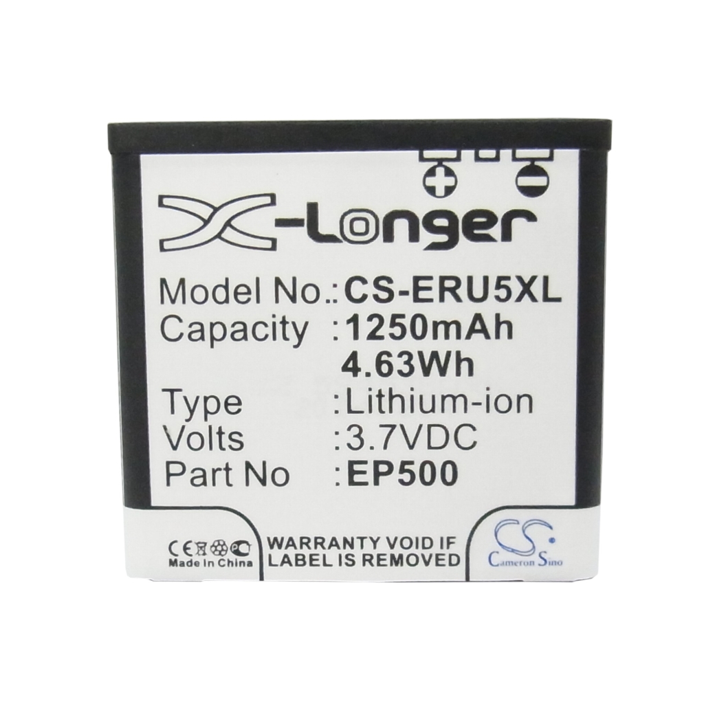 Batterij compatibel met Sony Ericsson CS-ERU5XL