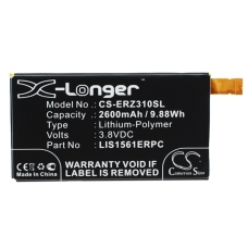 Remplacement de batterie compatible pour Sony Ericsson LIS1561ERPC