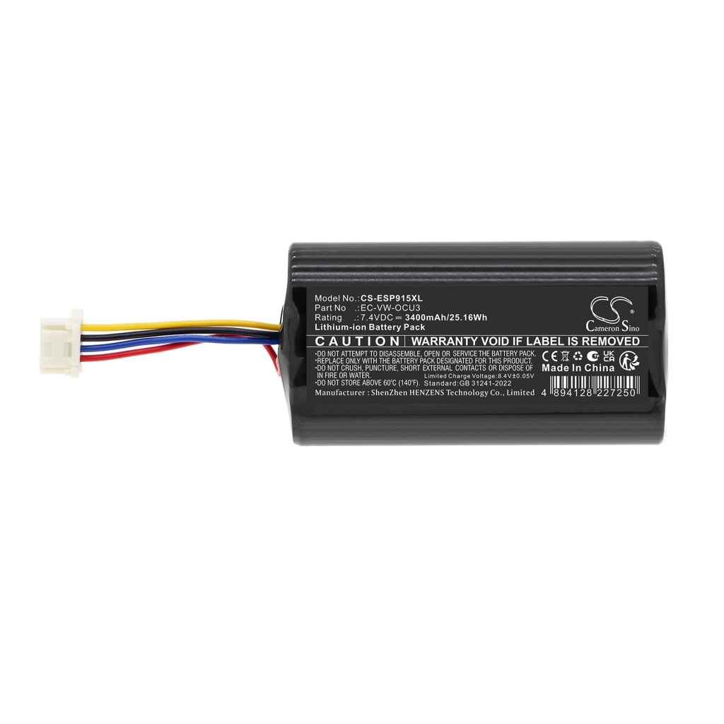 Batterij compatibel met Volkswagen Audi Seat Skoda CS-ESP915XL