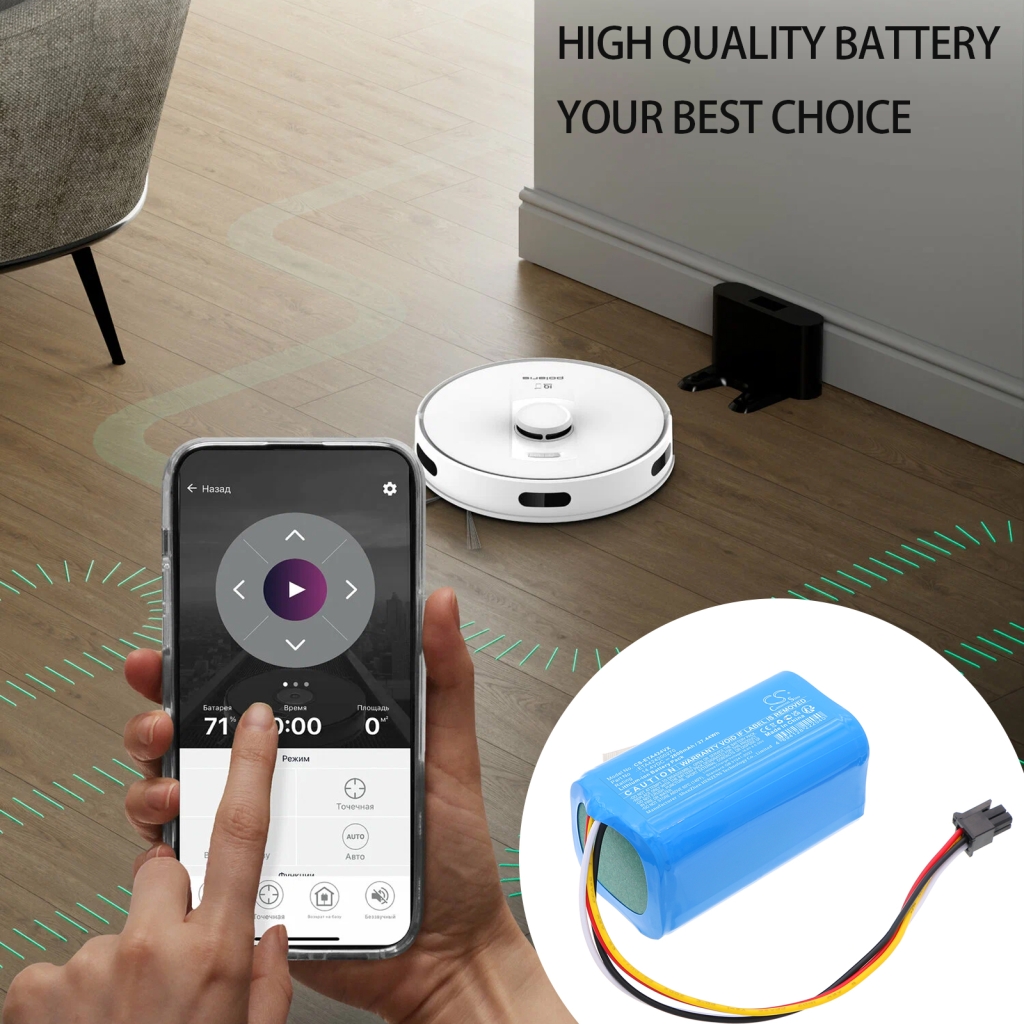 Batterijen voor stofzuigers Eta CS-ETA424VX