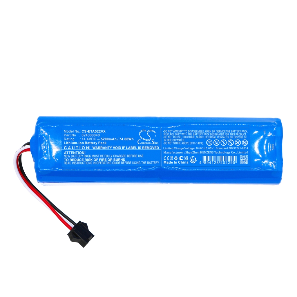 Batterij Vervangt 624000040