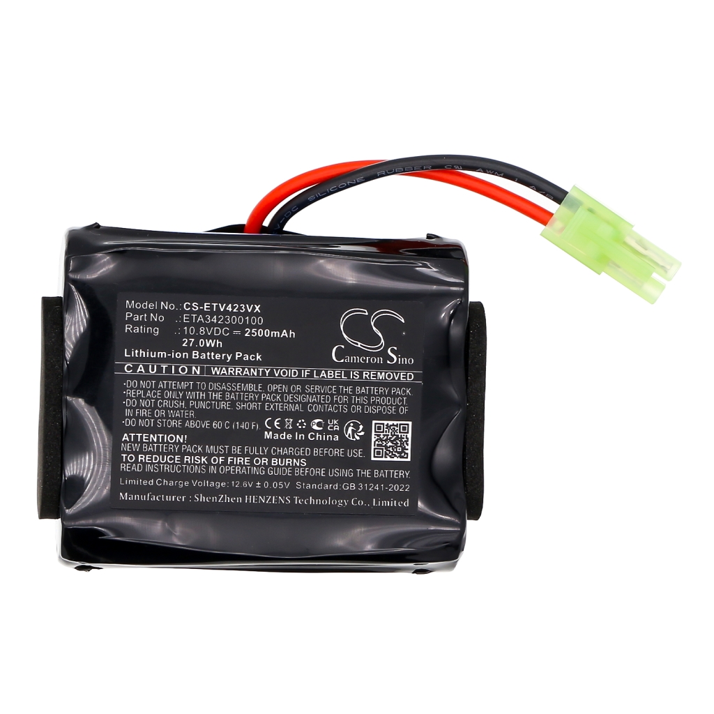 Batterij Vervangt ETA342300100