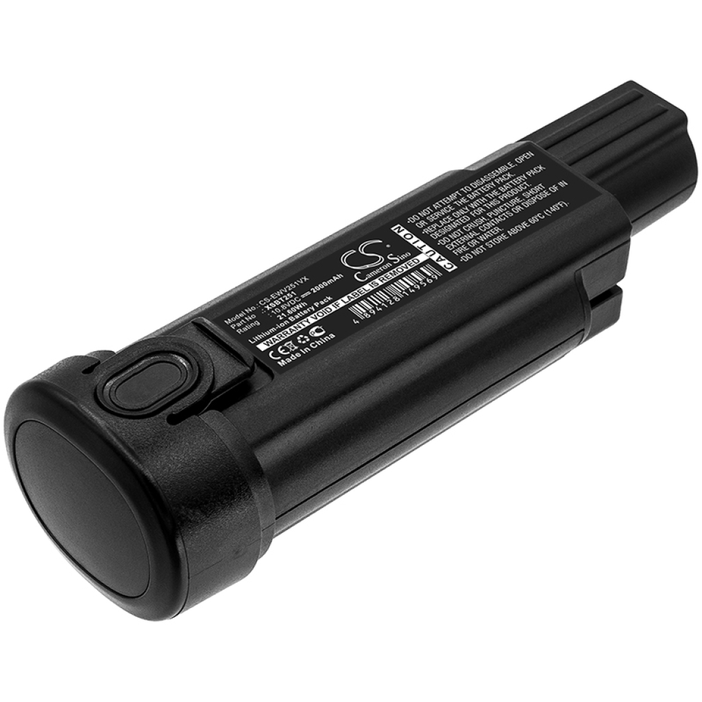 Batterijen voor stofzuigers Shark CS-EWV251VX