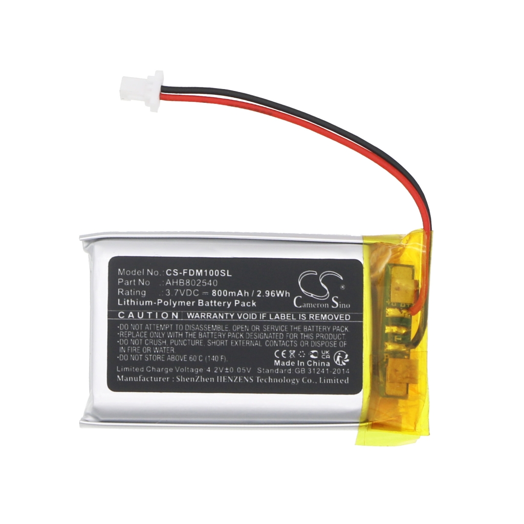 Batterij voor draadloze headset Fodsports CS-FDM100SL
