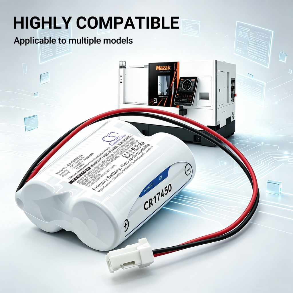 Batterij compatibel met Fdk Mazak CS-FDR001SL