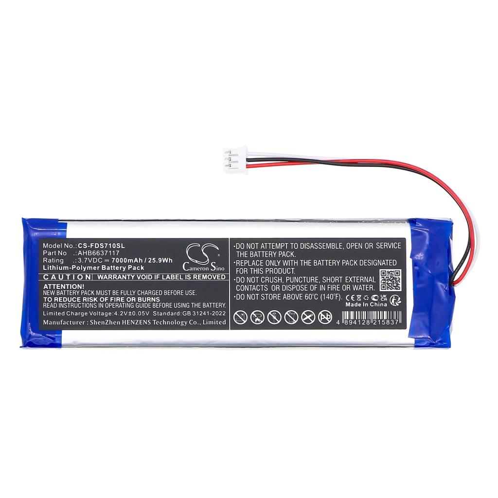 Compatibele batterijvervanging voor Fluke AHB6637117