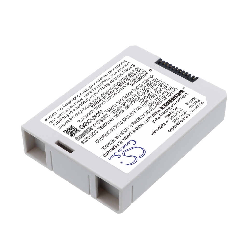 Batterijen compatibel met Fukuda Denshi DS8100 Monitor CS-FDX810MD