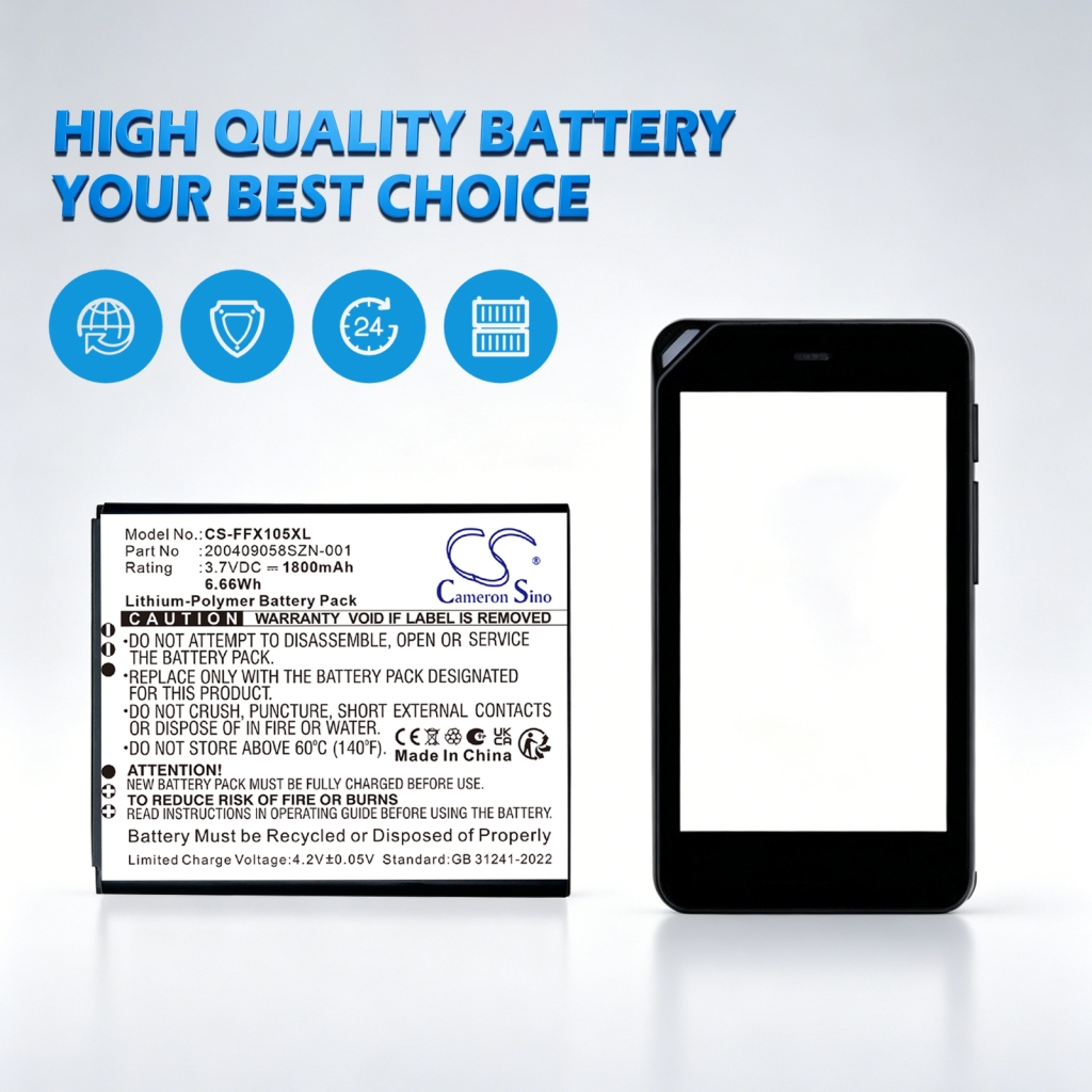 Batterij compatibel met Famoco CS-FFX105XL