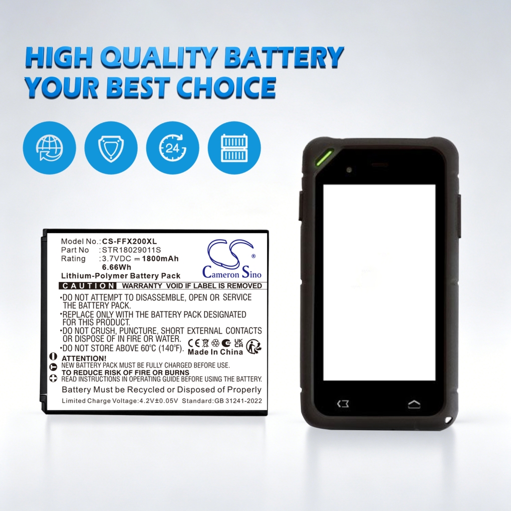 Batterij compatibel met Famoco CS-FFX200XL