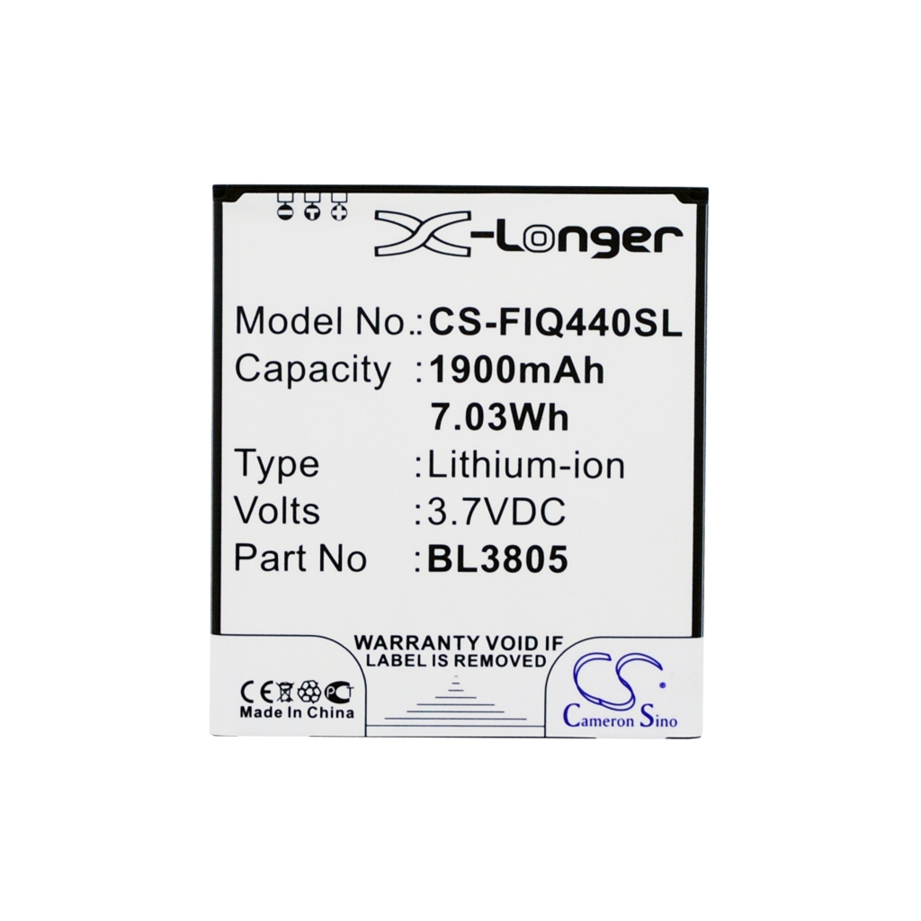 Batterij compatibel met Fly CS-FIQ440SL