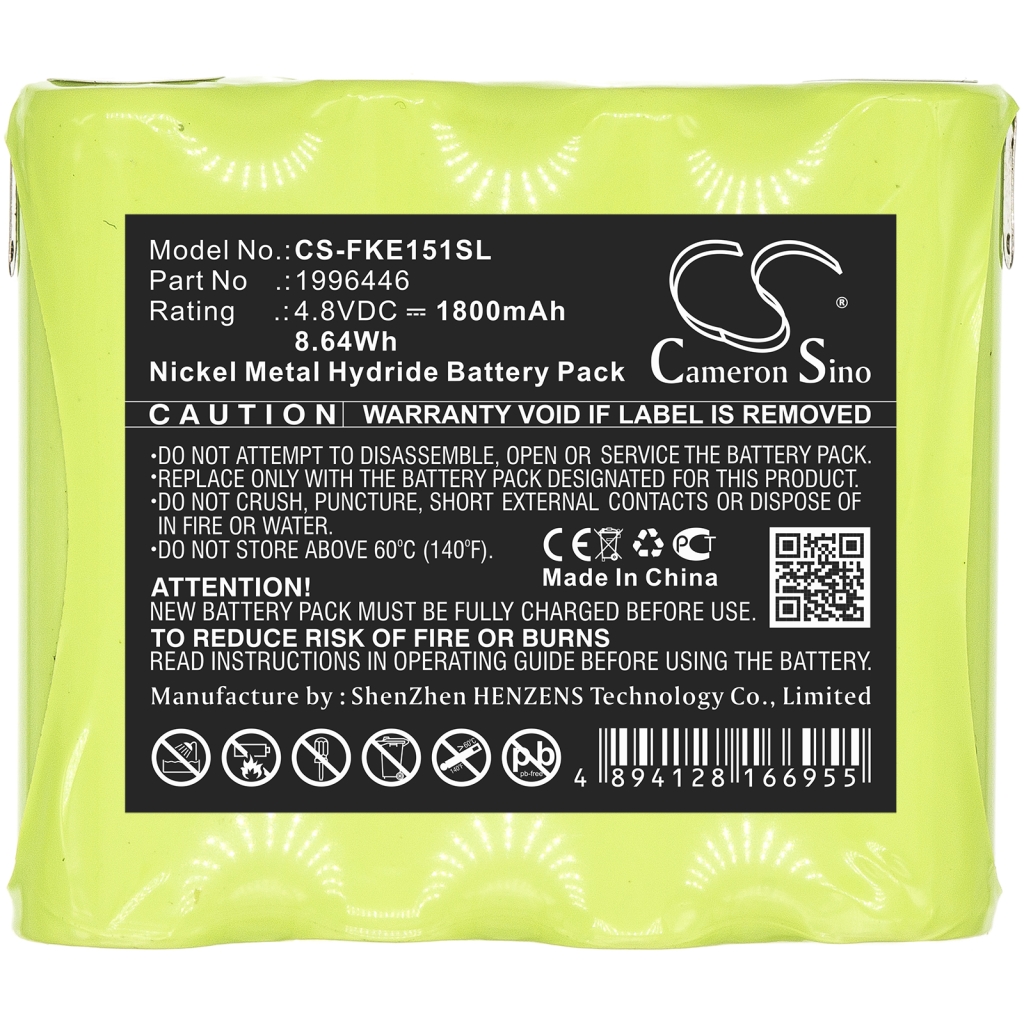 Remplacement de batterie compatible pour Fluke 1996446