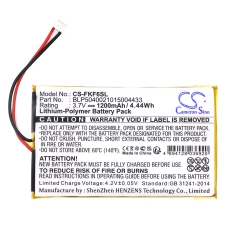 Remplacement de batterie compatible pour FALK BLP5040021015004433