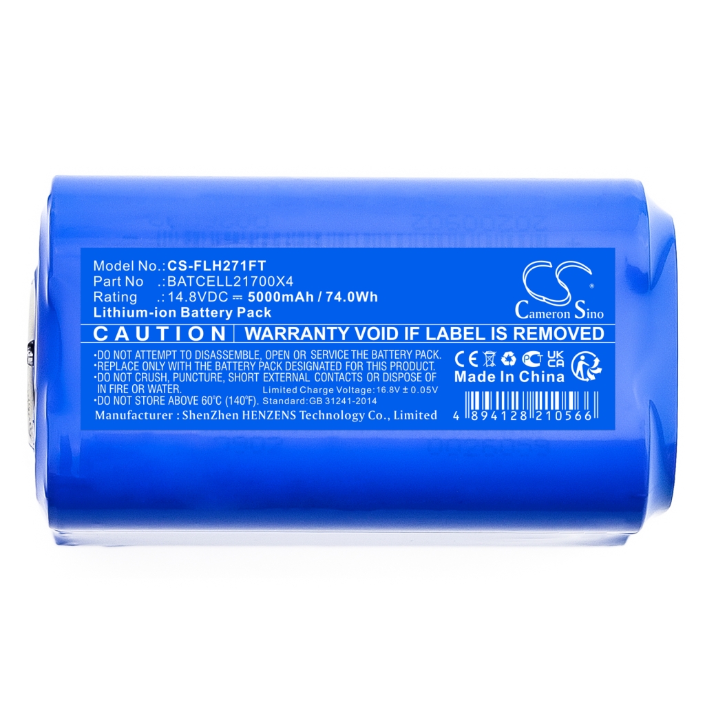 Compatible battery replacement for Bigblue BATCELL21700X4