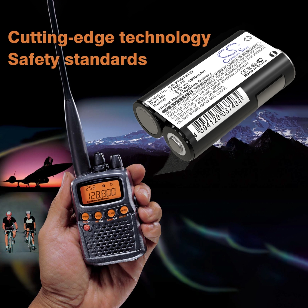 Batterij voor tweerichtingsradio YAESU CS-FNB79TW