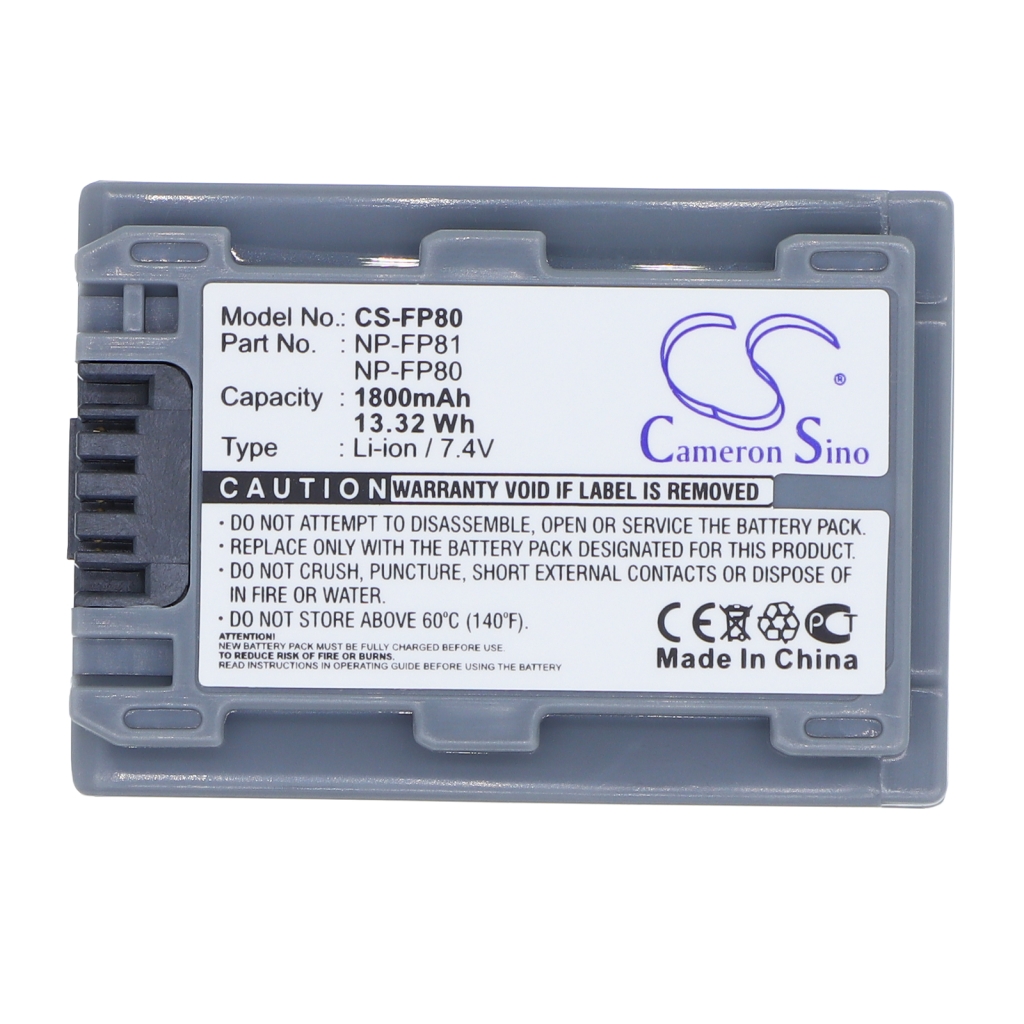 Battery compatible with Sony