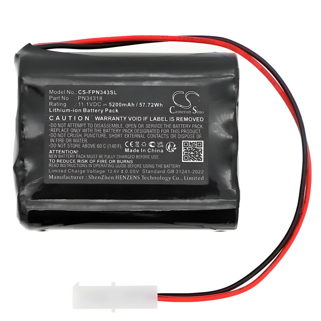 Batteries pour équipements sportifs Foxpro cs24b