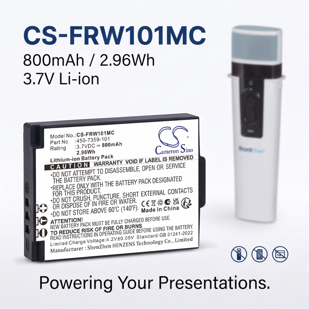 Batterie compatible avec Frontrow