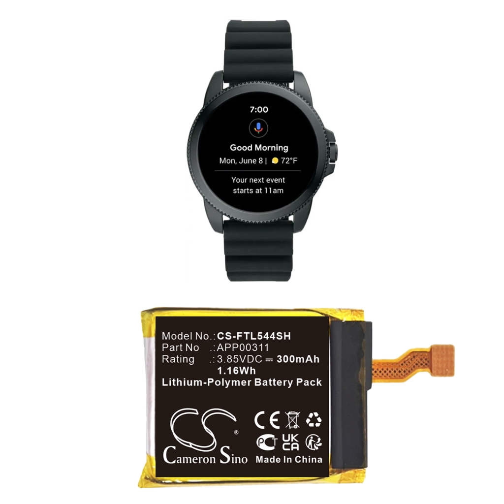 Batterie Smartwatch Fossil CS-FTL544SH