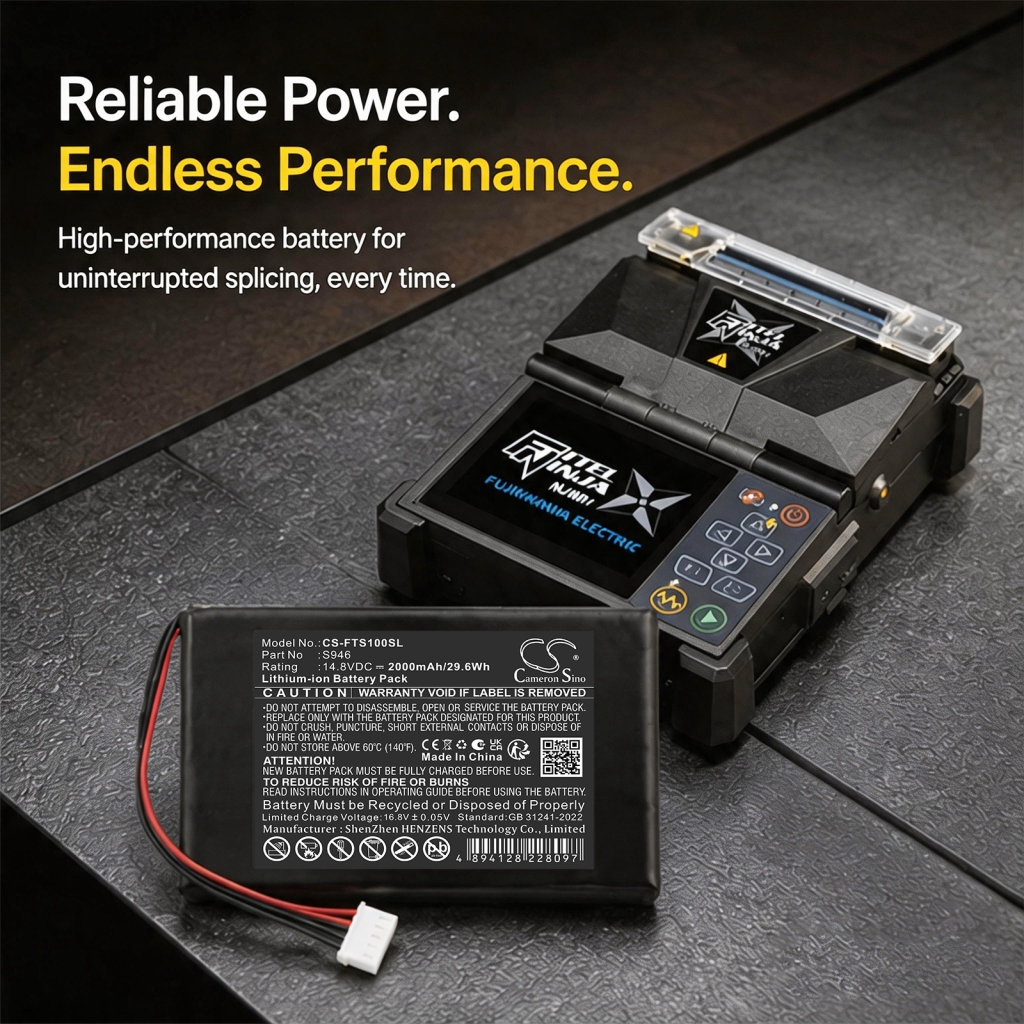 Batterij compatibel met Fitel CS-FTS100SL