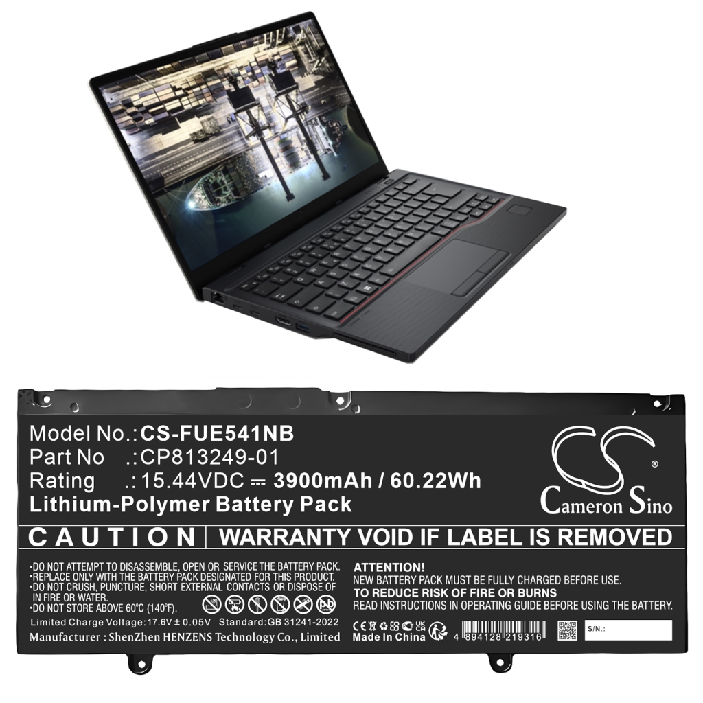 Batterie pour ordinateur portable Fujitsu CS-FUE541NB
