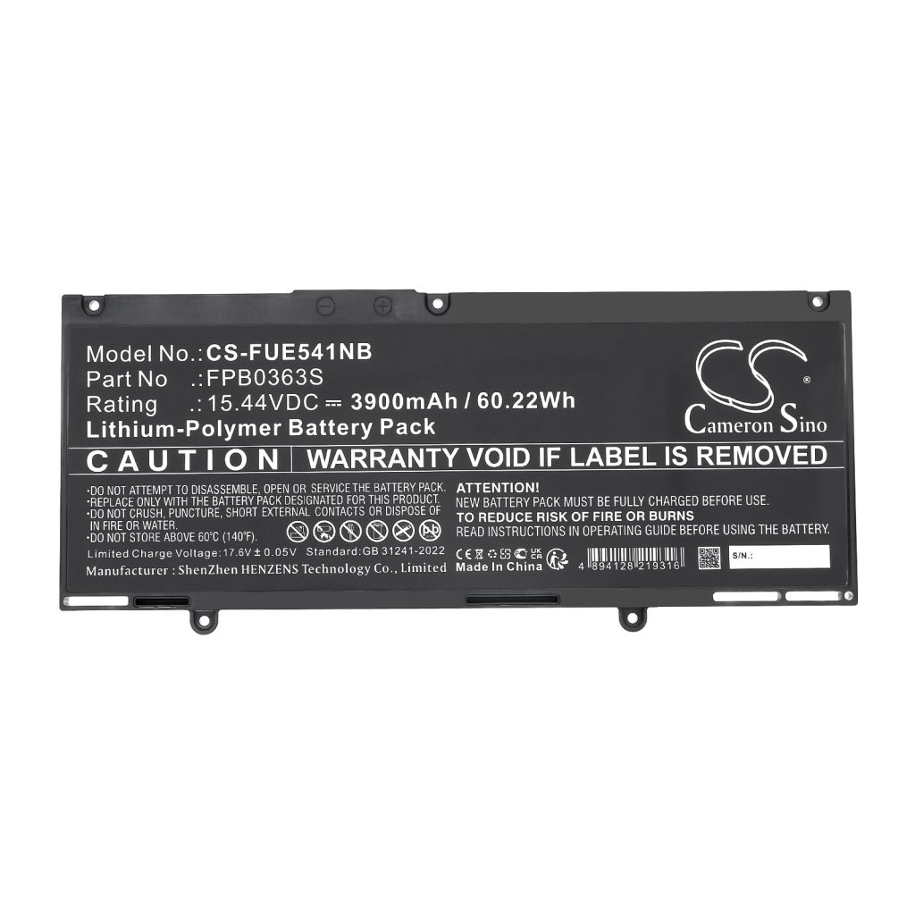 Batterij Vervangt FPB0363S