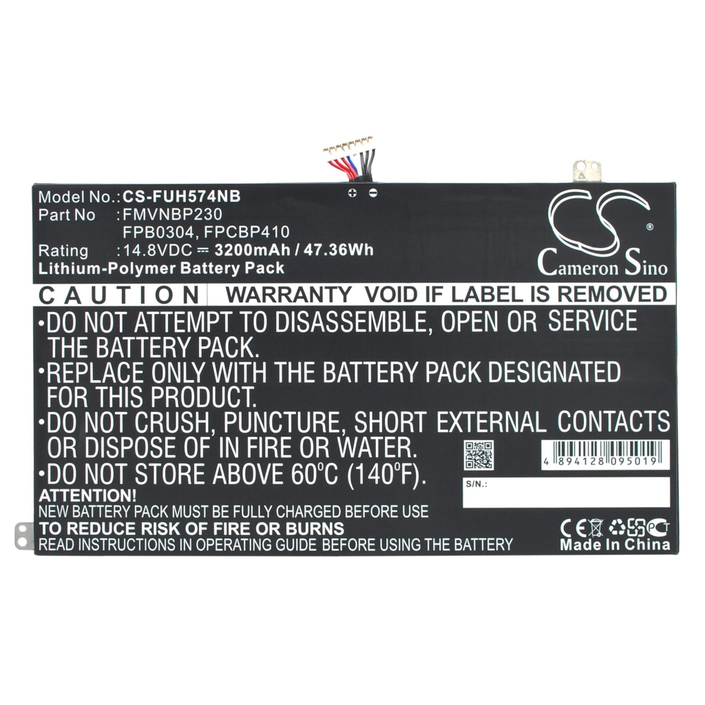 Batterij compatibel met Fujitsu CS-FUH574NB