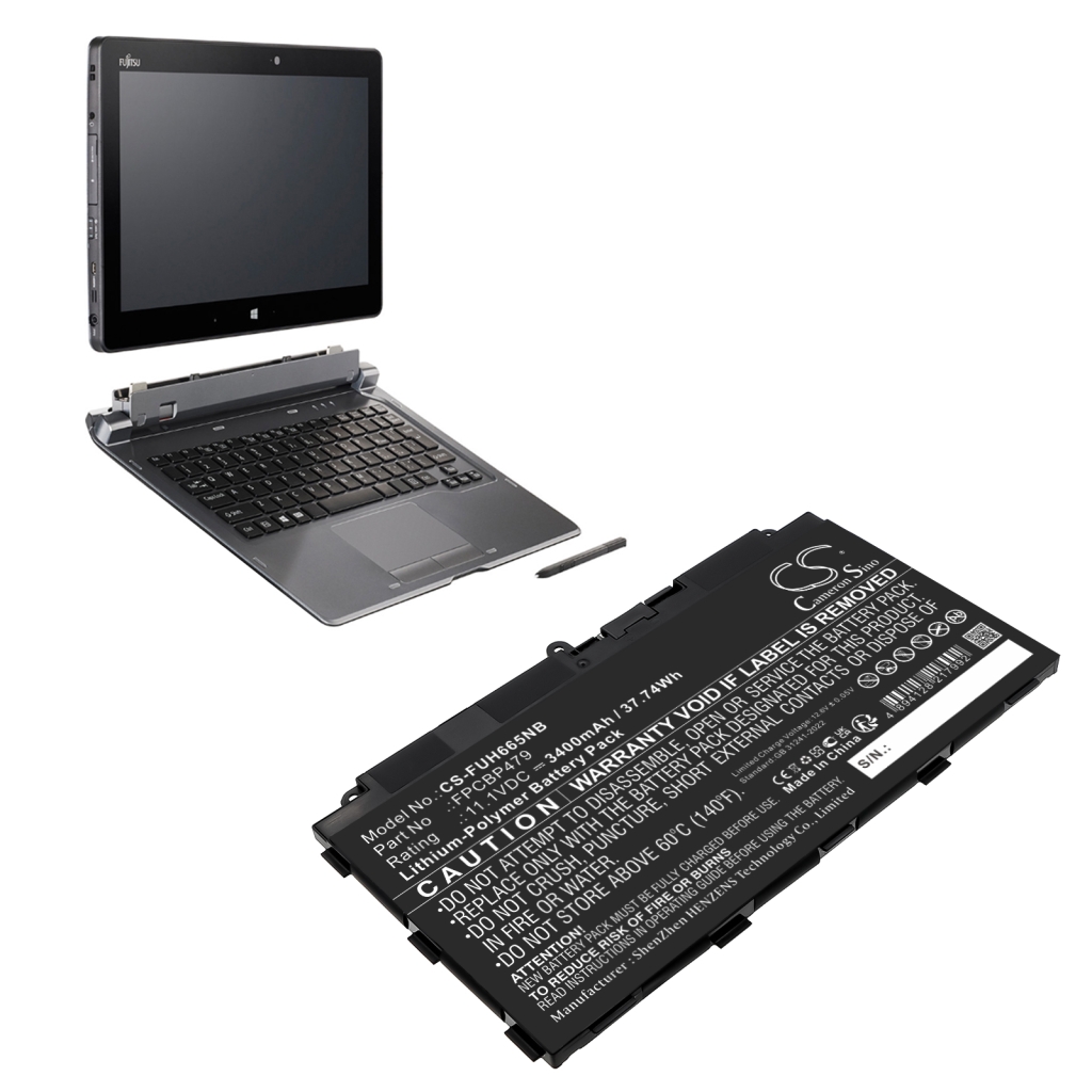 Batterie pour ordinateur portable Fujitsu CS-FUH665NB