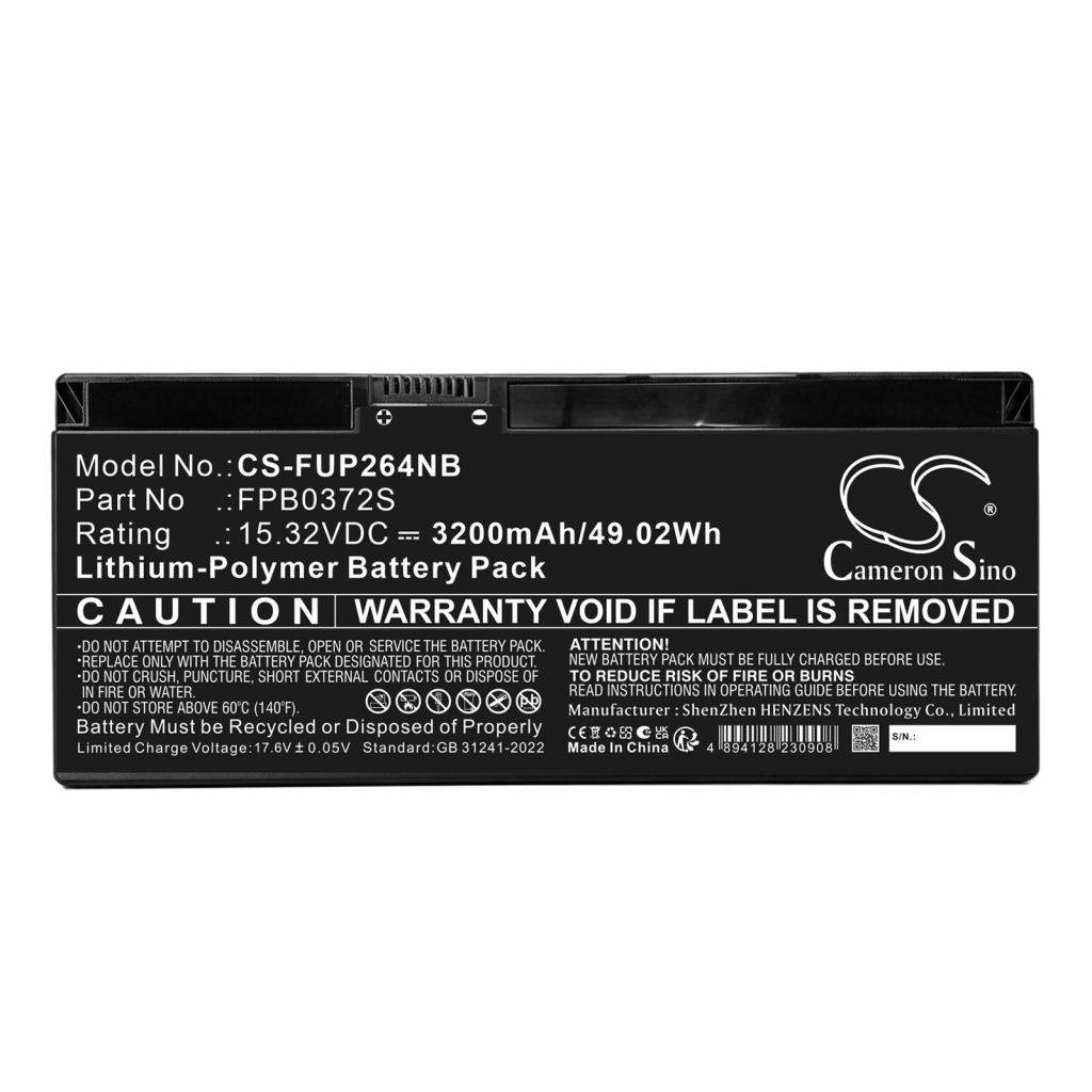 Batterij compatibel met Fujitsu CS-FUP264NB
